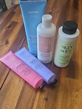Avon Assorted Self-Care Lotions , Hair Mask & Shower Gel.  5 Piece Set.